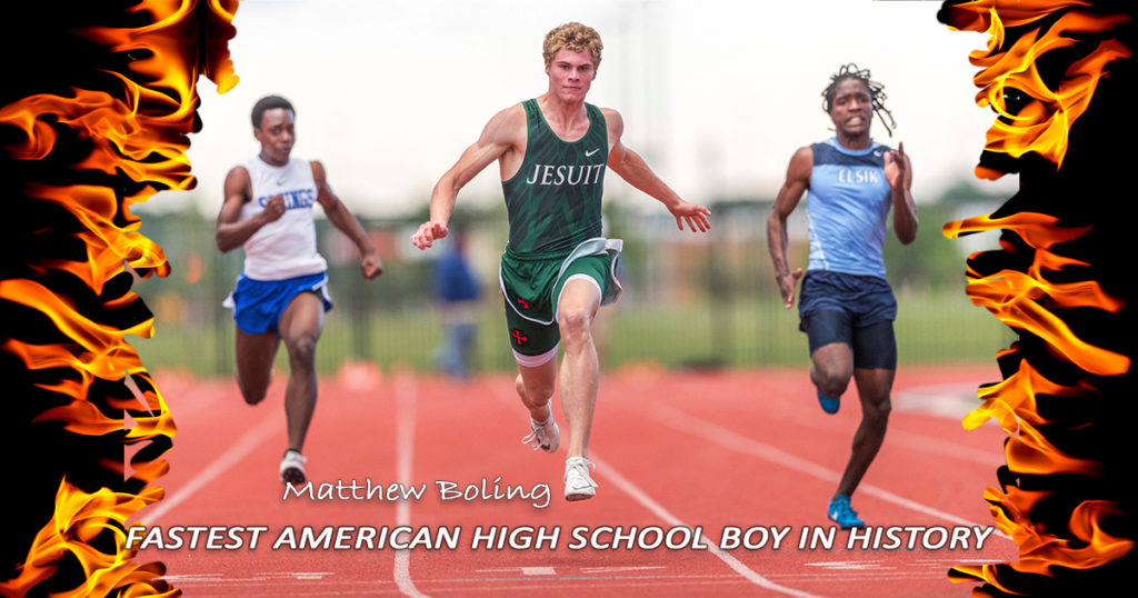 Latest HS Track and Field Records: Matthew Boling Becomes Fastest Boy Ever
